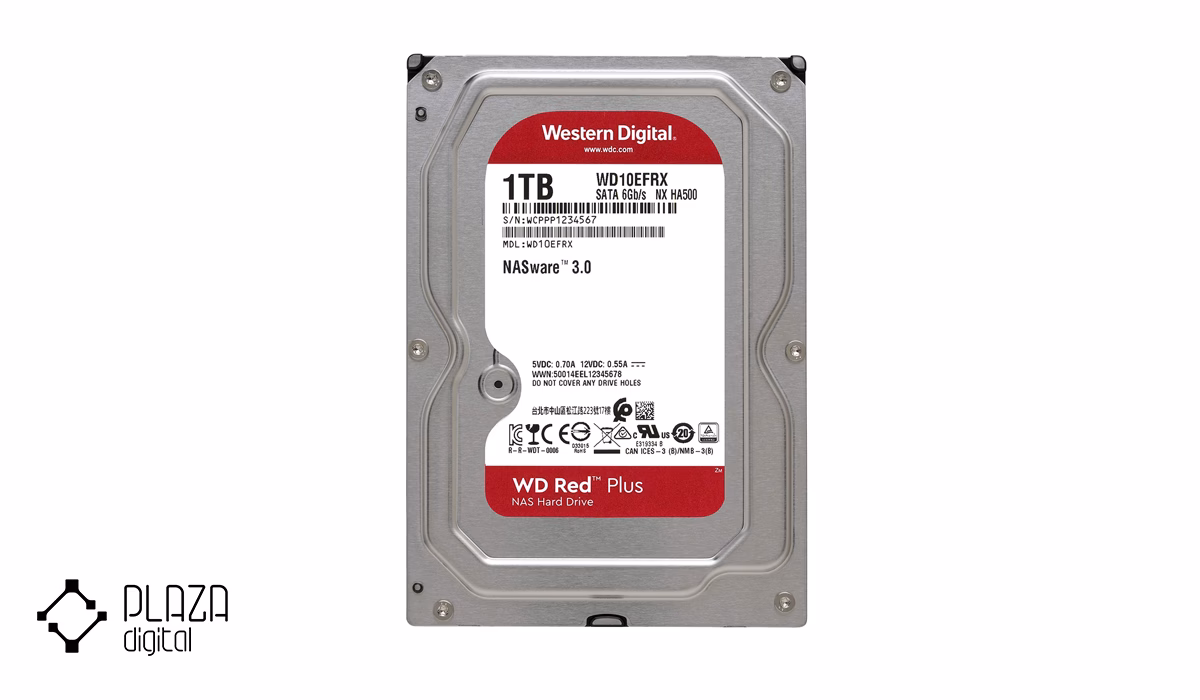 بهترین هارد های hdd بازار 13 هارددیسک اینترنال وسترن دیجیتال مدل RED BUFFER ظرفیت 1 ترابایت